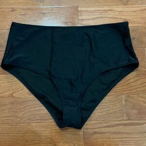 NWOT black Pentao swim bottoms 2X